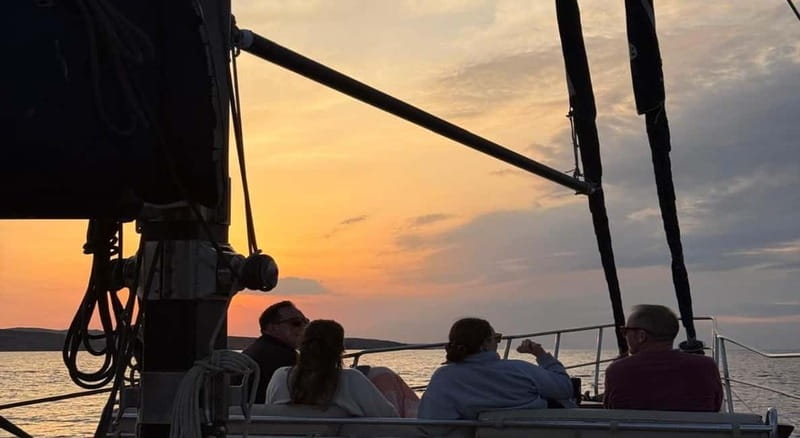 Mykonos: Sunset Boat Cruise with Light Dinner & Drinks - Swimming at Elia and Super Paradise