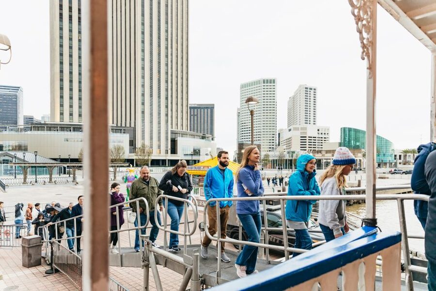 New Orleans: Evening Jazz Boat Cruise with Optional Dinner - The Creole Queen and its old riverboat character
