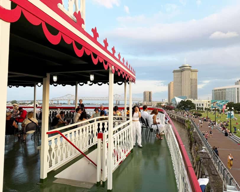New Orleans: Evening Steamboat Jazz Cruise + Optional Dinner - Four decks, indoor shelter, and the best photo spots