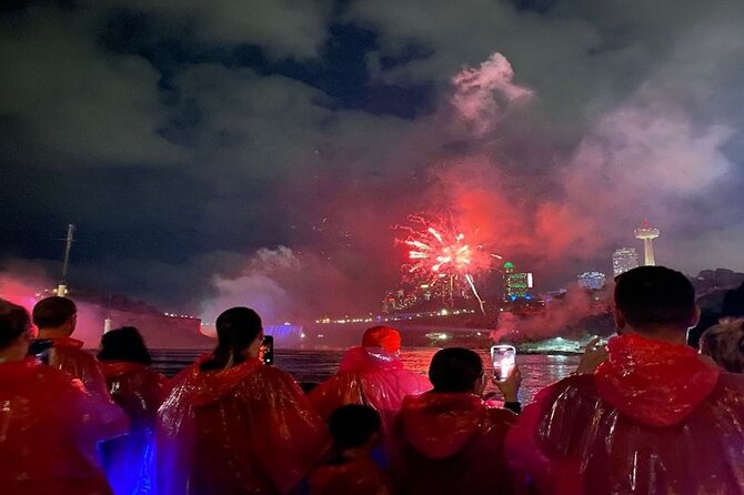 Niagara Falls Premium Night Tour: Fireworks Boat Cruise & Dinner - The Niagara City cruise: spray, roar, and fireworks