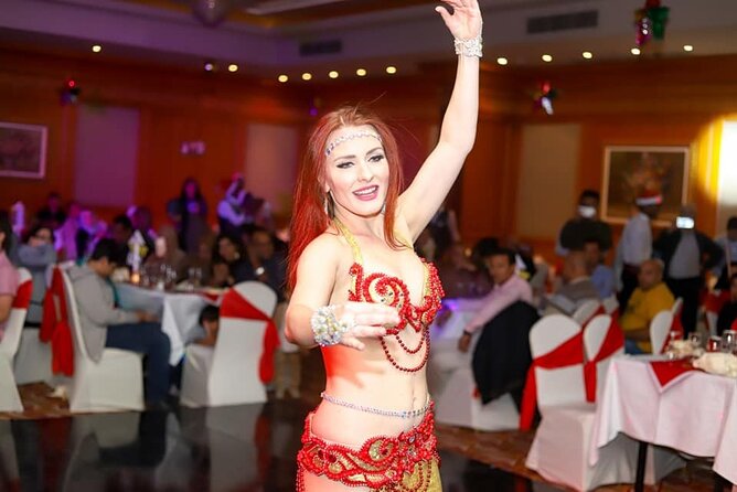 Nile Dinner Cruise on Nile Maxim the Most Luxurious Cruising Restaurant in Cairo - The belly dancer and Egyptian folklore show