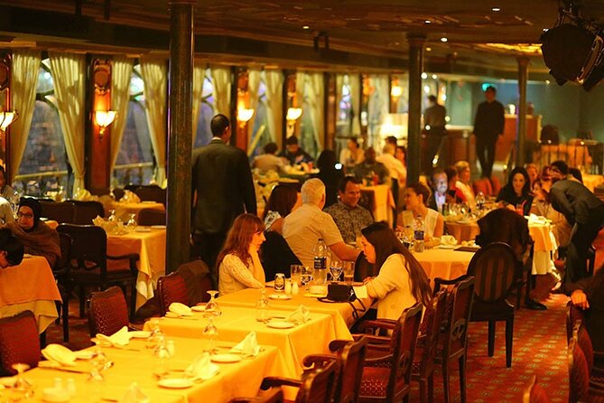 Nile Maxim Dinner Cruise In Cairo - Tannura and Belly Dancer-Oriental Show show - Who will enjoy this Cairo evening most?
