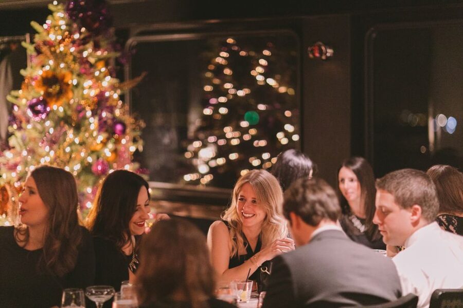 NYC: Christmas Eve Buffet Lunch or Dinner Harbor Cruise - DJ music, games, and the holiday mood