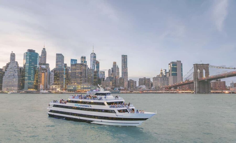 NYC: City Cruises Brunch, Lunch, or Dinner Buffet Cruise - Boarding at Chelsea Piers on West 23rd Street