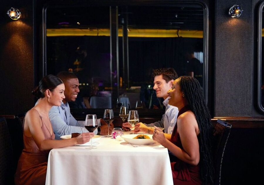 NYC: New Year's Eve Buffet Dinner Fireworks Harbor Cruise - The three-course buffet and open bar
