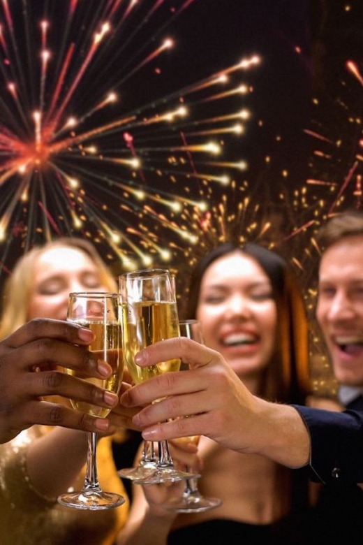 NYC: New Year's Eve Buffet Dinner Fireworks Harbor Cruise - Fireworks at midnight
