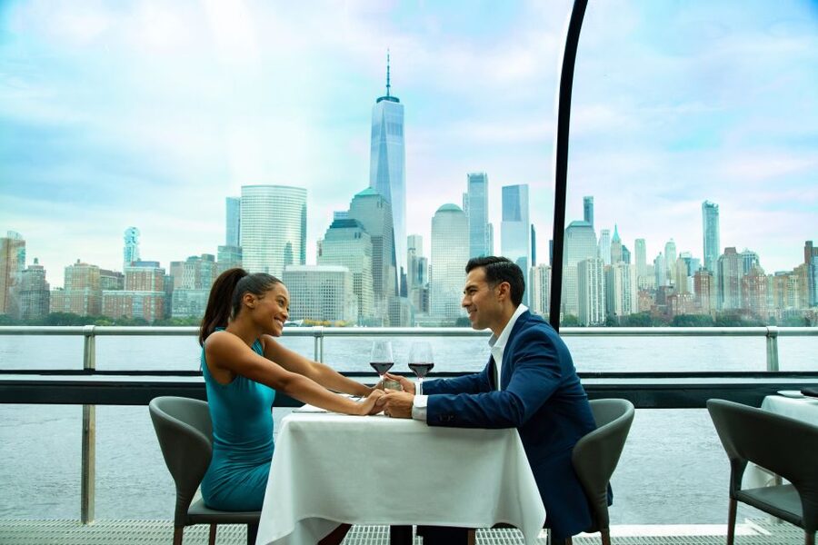 NYC: Thanksgiving Gourmet Lunch or Dinner Harbor Cruise - Live music, dancing, and the rooftop lounge