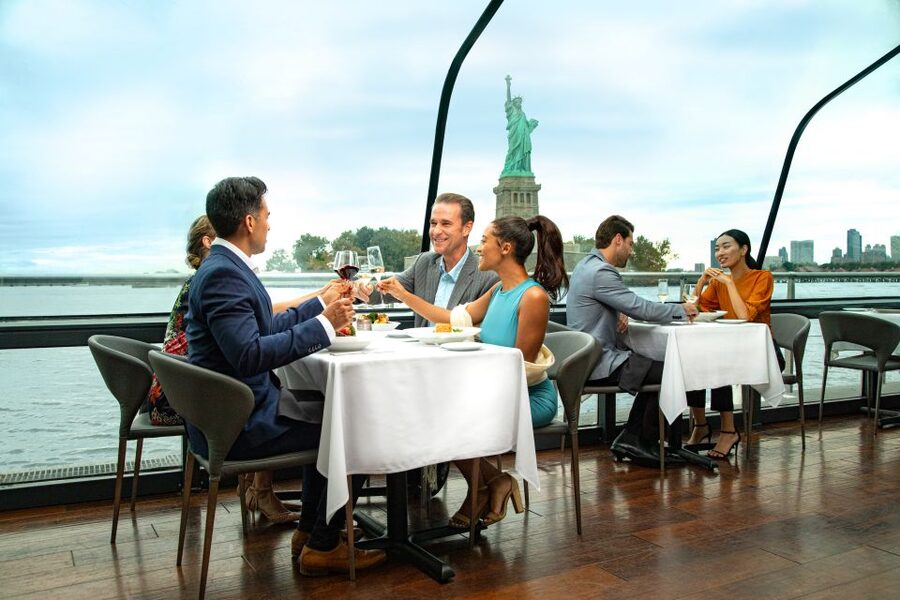 NYC: Thanksgiving Gourmet Lunch or Dinner Harbor Cruise - Leaving Pier 61 at Chelsea Piers