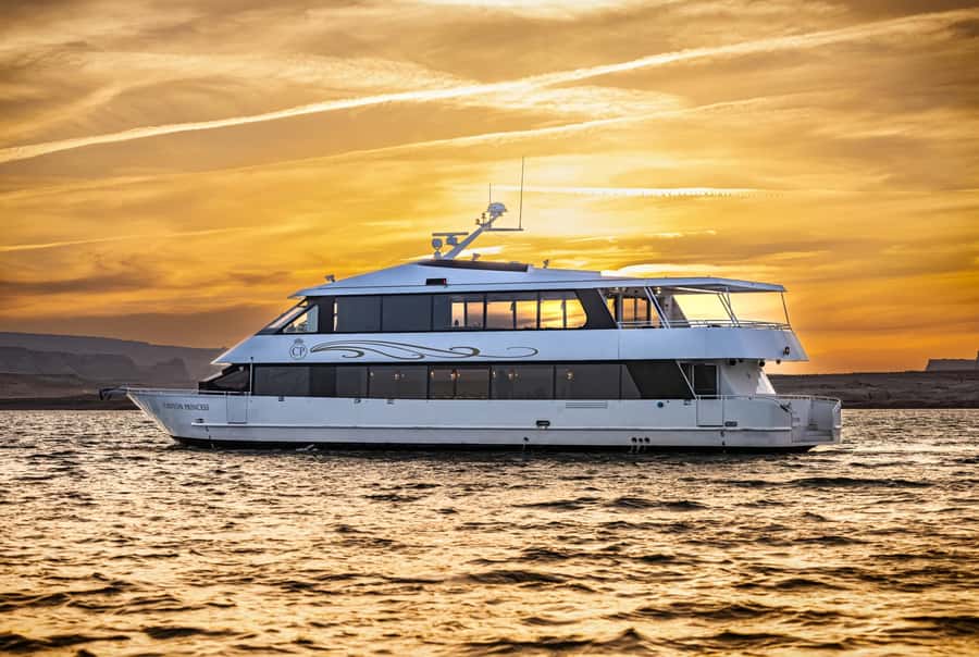 Page: Wahweap Bay Canyon Princess Yacht Dinner Cruise - Dessert and the extra cost of drinks