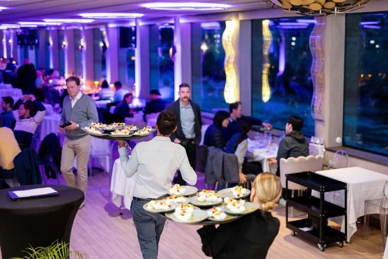 Paris: Seine river Dinner Cruise with 3-Course Gourmet Menu - The menu begins with salmon, squash, or foie gras