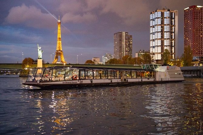 Paris Seine River Dinner Cruise with Champagne and Window Seating - Pont d’Iéna, Trocadéro, and the Statue of Liberty