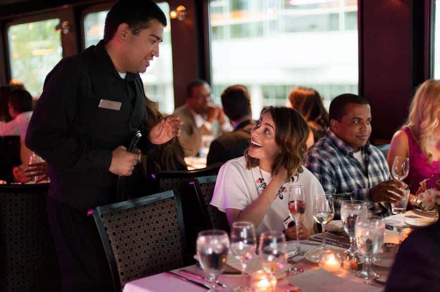 Philadelphia: Buffet Brunch, Lunch, or Dinner Cruise - The DJ, dance floor, and onboard games