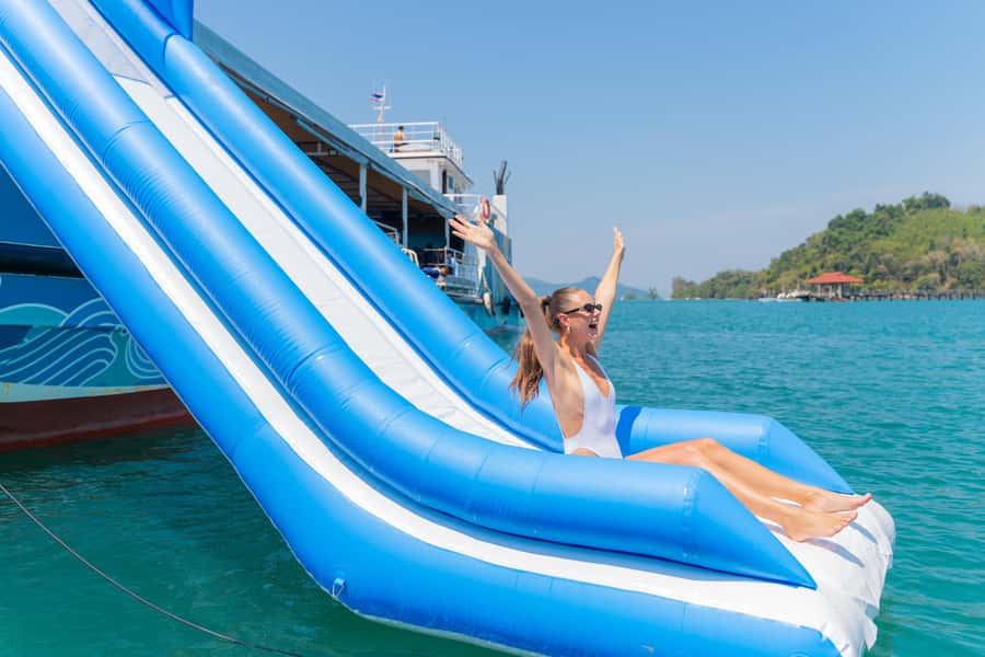 Phuket: Phang Nga Bay Lunch and Dinner Sunset Party Cruise - Buffet lunch with Thai, Chinese, and Japanese choices