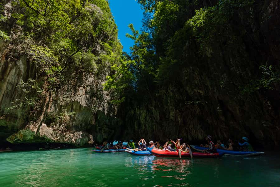 Phuket: Phang Nga Bay Lunch and Dinner Sunset Party Cruise - Sunset dinner turns sightseeing into an evening out
