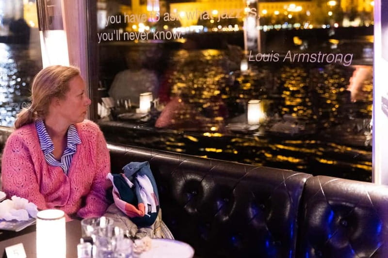 Prague: Jazz Boat Popular Live Jazz Dinner Cruise - Upper deck, weather, and seating advice