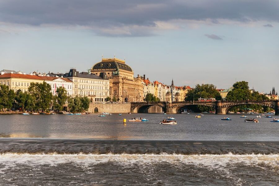 Prague: Sightseeing Dinner Cruise on Open-Top Glass Boat - The three-hour route along Prague’s waterfront