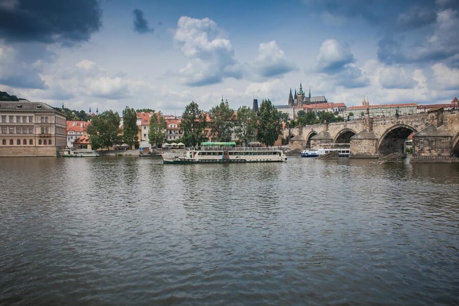 Prague: Vltava River Evening Dinner Cruise - A dinner cruise built around Prague at night