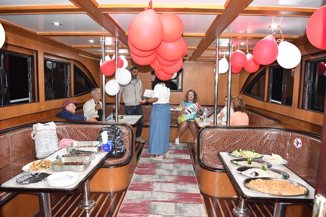 Private Dinner Cruise On Vip Yacht Sharm El Sheikh - Leaving Sharm el Sheikh as the sun goes down