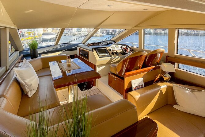 Private Dinner cruise to Cornelius seafood restaurant - Leaving Bergen by private yacht
