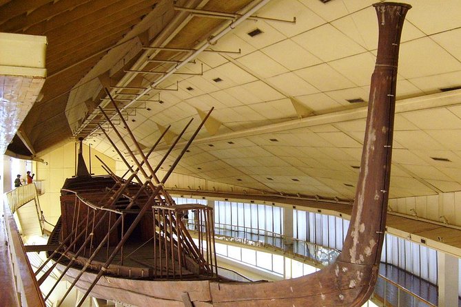 Private Full-Day Cairo Tour Including Giza, Solar Boat Museum, Felucca, and Nile Dinner Cruise - Giza, from royal tombs to a camel ride