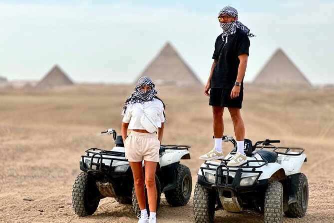 Private Giza Pyramids, Sphinx, Quad Bike, Camel Ride, Nile Dinner Cruise - Local bazaars and an optional lunch stop