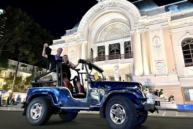Private Ho Chi Minh by Jeep Evening Tour and Dinner Cruise - Notre Dame Cathedral and the Central Post Office