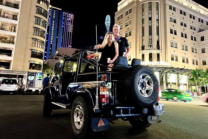 Private Ho Chi Minh by Jeep Evening Tour and Dinner Cruise - 6pm, setting out by private Jeep
