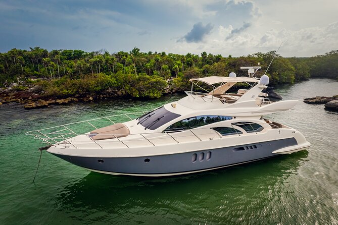 Private Luxury Sunset Dinner Cruise – 51' Leopard Yacht in Cancun - Five courses prepared by an onboard chef