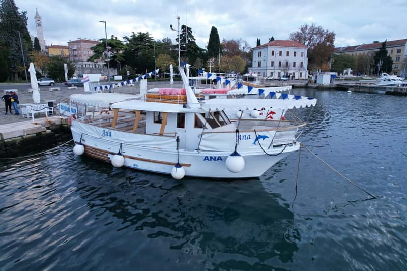 Pula: Dolphin-Watching Cruise at Sunset with Dinner & Drinks - Dinner with fish, meat, or a vegetarian choice