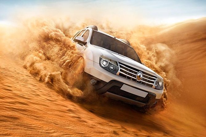 Red Dune Desert Safari with Dinner, Dubai City Tour & Dhow Cruise Dinner - TRIO - Red dunes, sand boards and a sunset stop