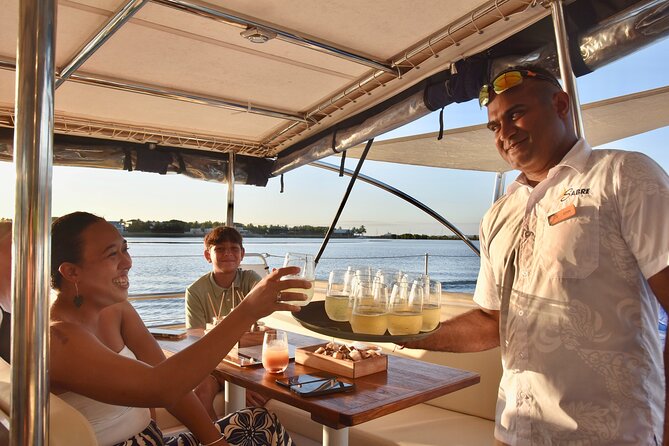 Sabre Sunset Cruise with BBQ Dinner & Drinks - Setting sail from Port Denarau Marina at 4:45 pm