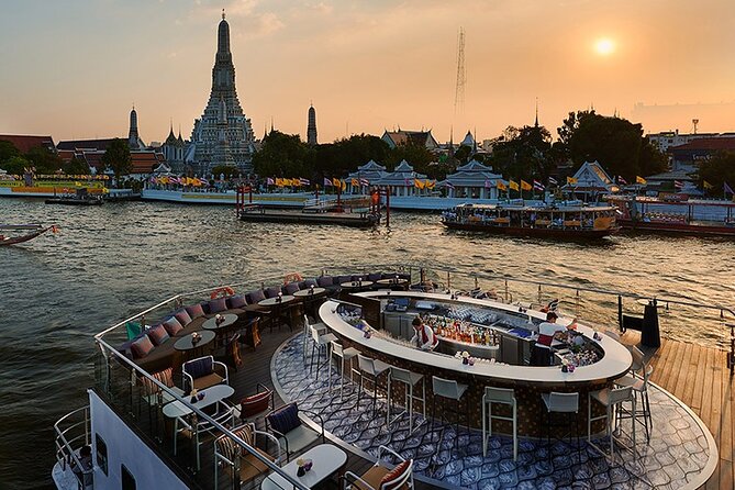 Saffron Luxury Dinner Cruise: A Journey on the River of Kings - The first river views: ICONSIAM and Guan Yu Shrine