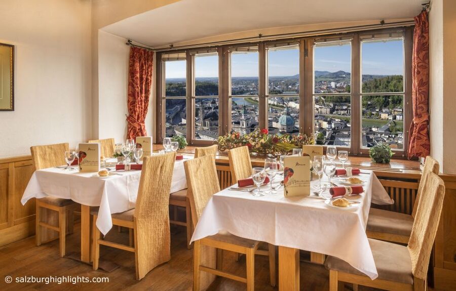 Salzburg: River Cruise, Dinner & Fortress Concert - Dinner above Salzburg’s rooftops