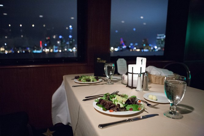 San Diego Harbor Dinner Cruise - Dinner in the enclosed cabin