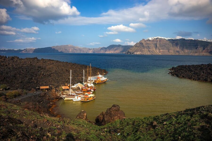 Santorini Caldera: Sunset Cruise with Dinner - Key points to know before booking