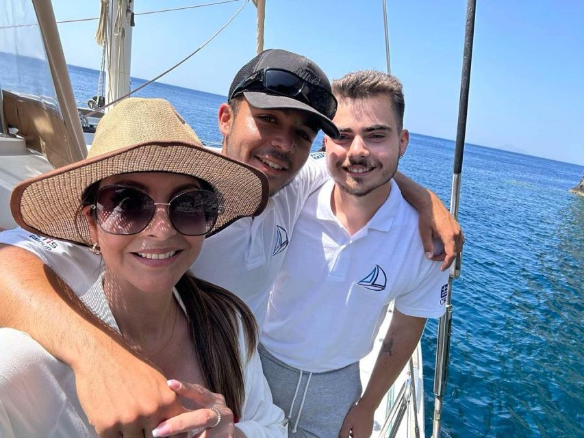 Santorini: Sunset Sailing Cruise, with Dinner and Drinks - What to pack for five hours at sea