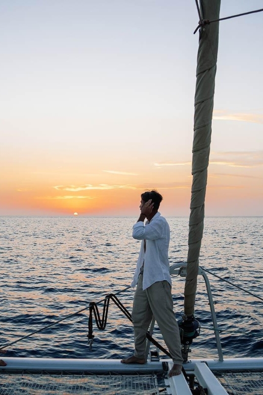 Santorini: Sunset Sailing Cruise, with Dinner and Drinks - The hot springs require the right swimsuit