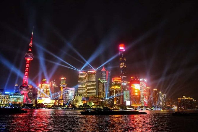 Shanghai Huangpu River Night Cruise with Buffet Dinner - The 5:00 to 6:00 p.m. hotel pickup