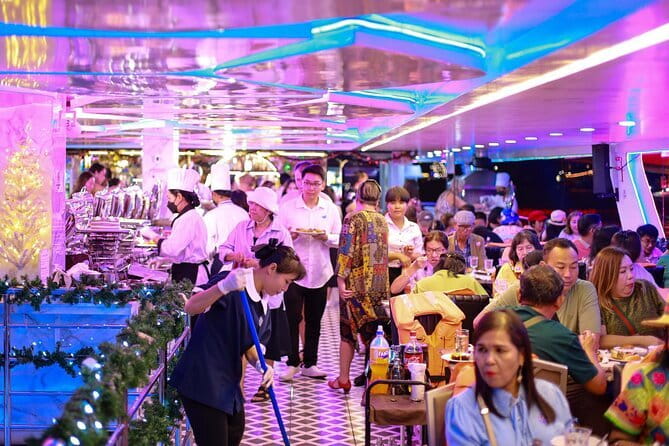 Smile Riverside Cruise Luxury Buffet Dinner from Bangkok - Boarding at ICONSIAM Pier 4 at 7:15 p.m.
