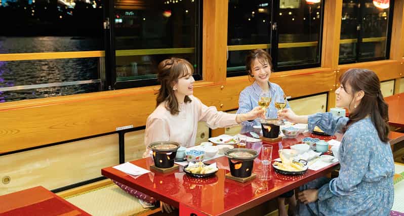 Sumida River: Japanese Traditional Yakatabune Dinner Cruise - Starting in Asakusa at Azumabashi