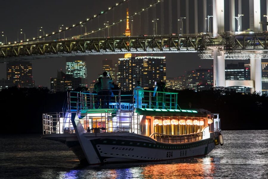 Sumida River: Japanese Traditional Yakatabune Dinner Cruise - Tatami Dining and the First Courses