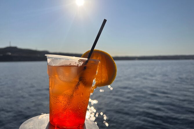 Sunset Cruise with Greek BBQ & Unlimited Aperol Spritz, Beer Wine - What dinner is really like