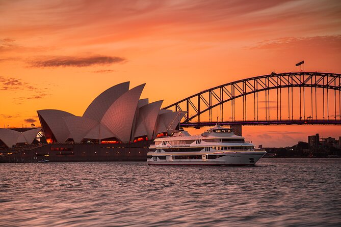 Sydney Harbour Gourmet Gold Dinner Cruise from Circular Quay - Barangaroo Reserve and the Darling Harbour route