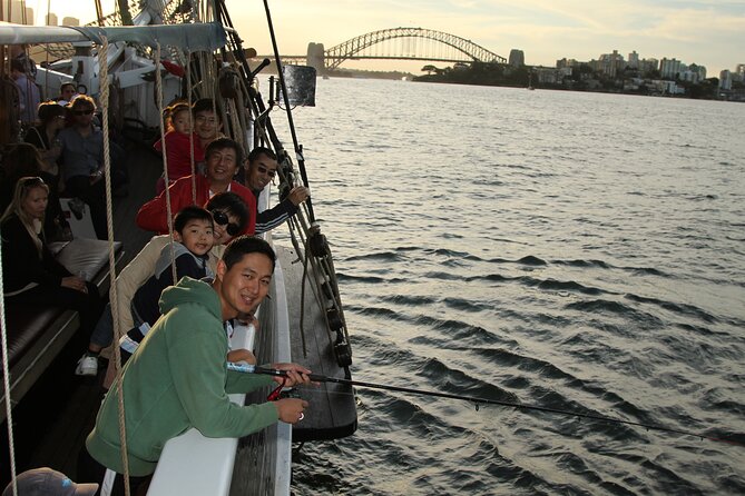 Sydney Harbour Tall Ship Twilight Dinner Cruise - Fort Denison, Garden Island, and the wider harbour
