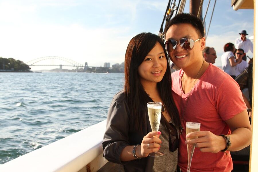 Sydney: Tall Ship Harbour Twilight Dinner Cruise - Dinner is practical, fresh, and served at sea