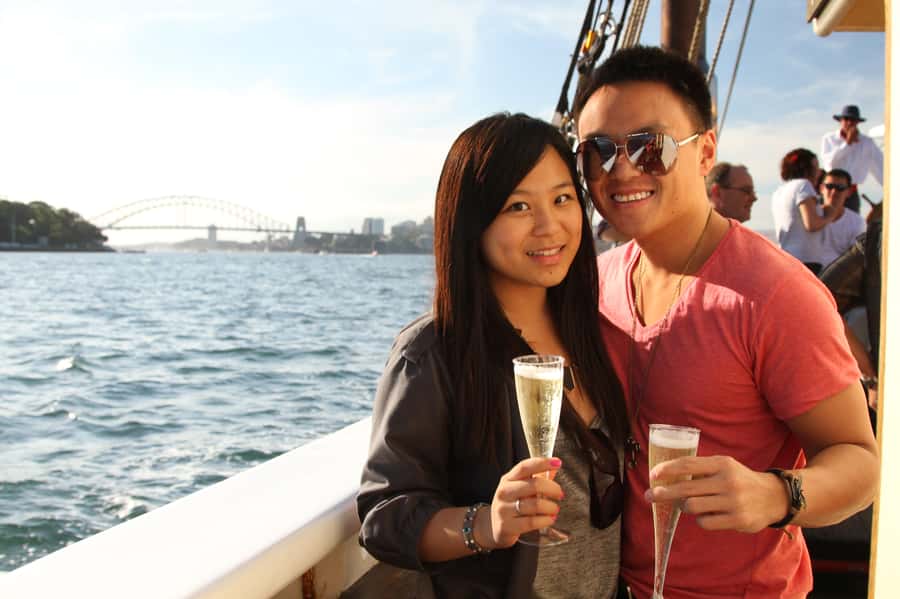 Sydney: Tall Ship Harbour Twilight Dinner Cruise - The crew makes the evening feel personal