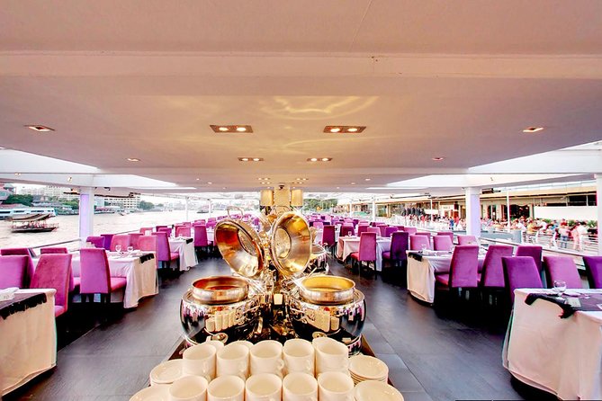 The Chaophraya Cruise : LUXURY 5 STAR Dinner Cruise Program - Dinner at 7:30 pm: buffet value and limitations