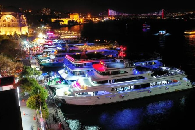 Turkish Night and Dinner Cruise on Bosphorus - Dinner, drinks, and table placement