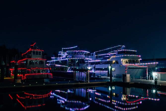 Vancouver Holiday Festive Dinner Cruises - The nighttime route around Vancouver Harbour