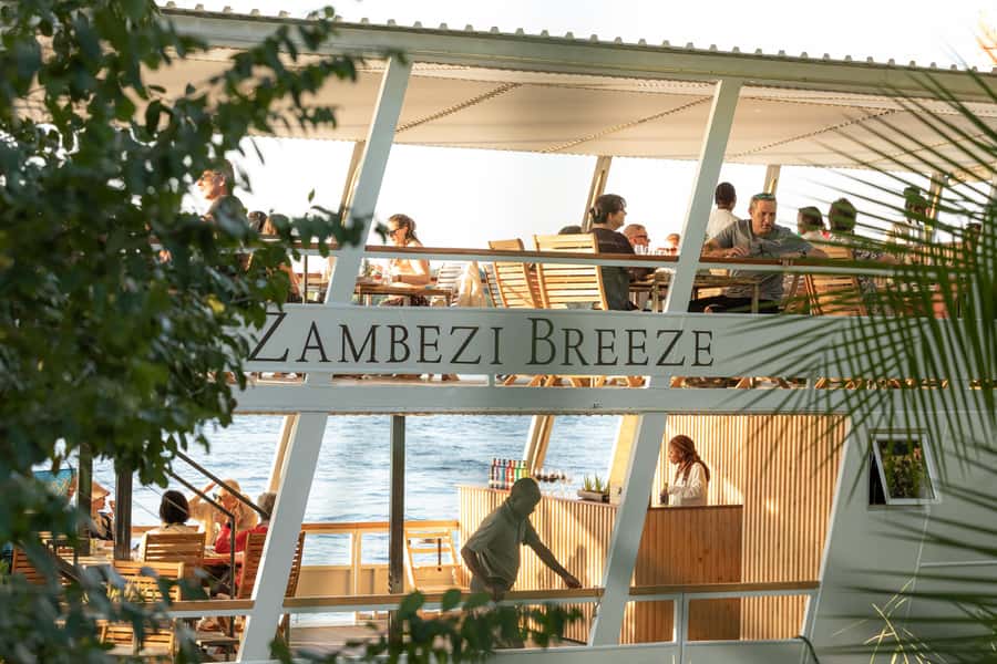 Victoria Falls: Dinner Cruise on the Zambezi River - The first hour: river views, wildlife, and fading light